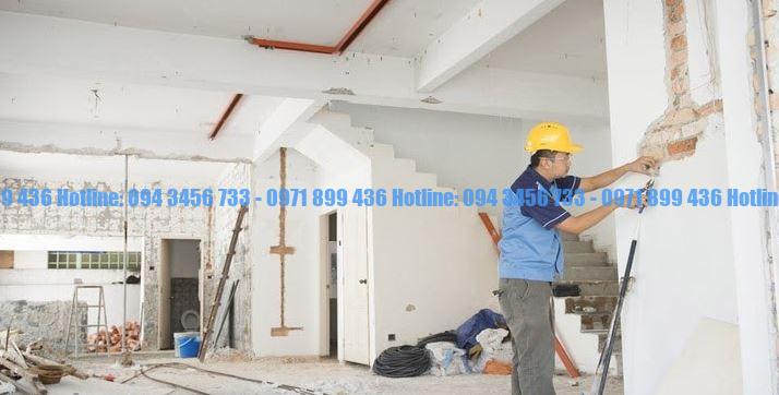 Bảng giá thi công sửa chữa nhà