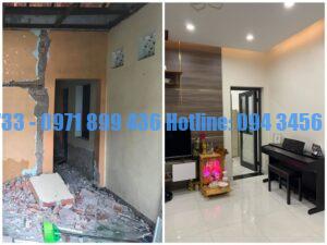 Ảnh trước và sau khi sửa chữa - SỬA CHỮA NHÀ CẤP 4 TRỌN GÓI